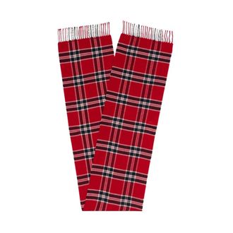 Brooks Brothers Plaid Wool Scarf - male - Brooks Brothers - Winter Scarves - Red - ONE SIZE - Accessories