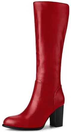 SOLDE Bottes En Cuir en Rouge jusqu a 19 Stylight