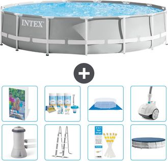 Intex Piscina Prism Frame Redonda - 457x107 Cm - 9-piezas S658