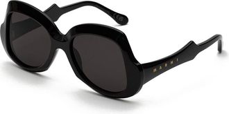 Marni Quelyfish Black IE4 Mens Sunglasses Black Size 54