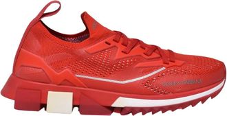 Dolce & Gabbana Schoenen, Heren, Rood, 46 EU, Sneaker Stretch