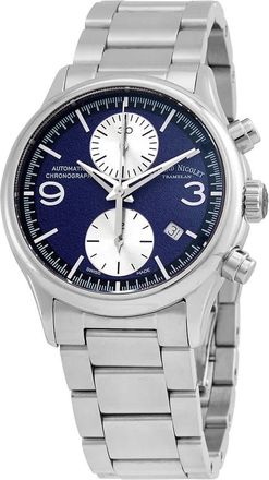 Armand Nicolet MHA Chronograph Automatic Dark Blue Dial Mens Watch A844HAA-BU-M2850A