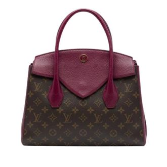 Louis Vuitton Pre-owned Florine Satchel - Dames - Pre-owned - Bruin - Maat: ONE Size Leer