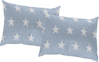 Wirth Dekokissen »Crayon« Kissenhülle ohne Füllung, 2 Stück