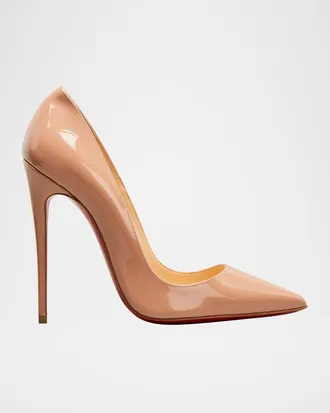 Christian Louboutin 120mm So Kate Patent Pointed-Toe Pumps