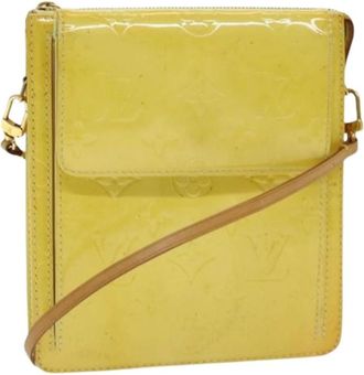 Louis Vuitton Pre-owned Cross Body Bags, female, Yellow, Size: ONE SIZE Pre-owned Vintage Canvas Cross Body Bag