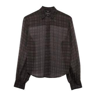 7 For All Mankind Dames, Blouses & Shirts, Grijs, Maat: M