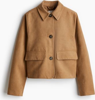 H&M Jacke - Dunkelbeige
