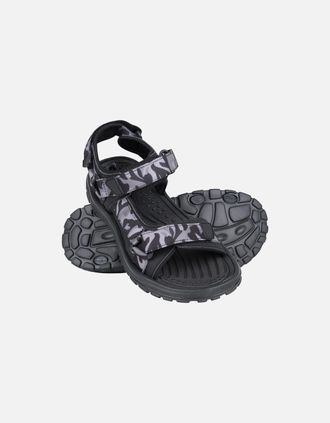 Mountain Warehouse Mens Mountain Warehouse Mens Crete Camo Sandals - Grey - Size: 10