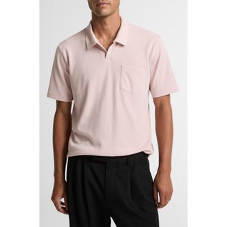 Vince Johnny Collar Polo in Paradise at Nordstrom, Size Xx-Large
