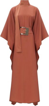 Taller Marmo Abito lungo con cintura - Marrone