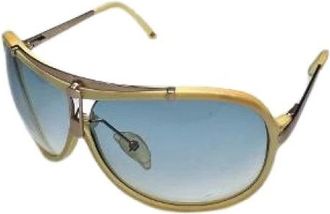 Loewe Pre-owned Accessories, female, Beige, Size: ONE SIZE Pre-owned Plastic Sunglasses