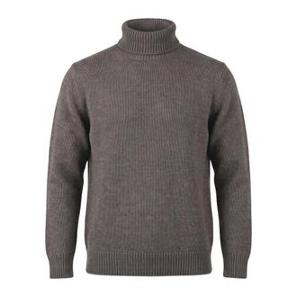 Bl'ker Blker - Steve Turtleneck - Heren - Truien - Bruin - Maat: XL Wol