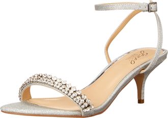Badgley Mischka Loren Silver JW4224 Womens