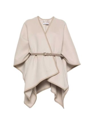 Max Mara poncho met riem