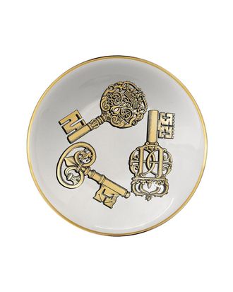 Fornasetti Chiavi Gold Centerpiece