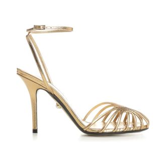 Alev&igrave; Blake 95 Sandal - female - Alevi Milano - High Heel Sandals - Yellow - 3 1/2 UK - Shoes