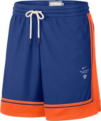 Nike Mens New York Knicks Standard Issue 6 Basketball Shorts in Blue | IQ1794-495