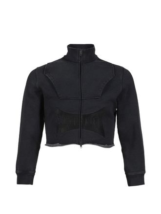 VETEMENTS Upside-down Logo Zip-up Hoodie