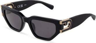 Furla Sunglasses, female, Black, Size: 53 MM Sfub09 Sunglasses