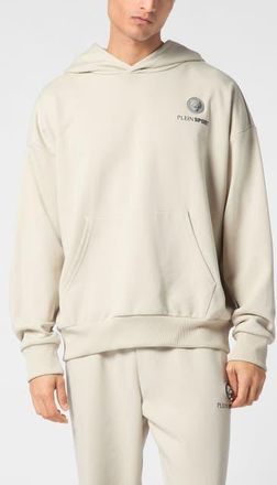 Plein Sport Oversize Hoodie Sweatshirt Ls Scratch Men in Grey at Nordstrom, Size Xxx-Large