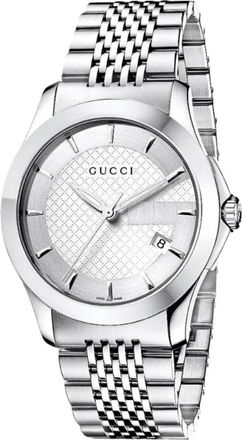 Gucci Accessoires, Heren, Grijs, ONE Size, G-Timeless Horloge
