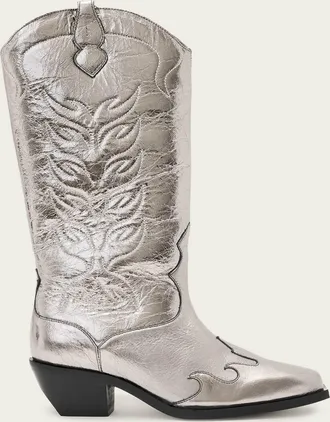 AllSaints Dolly Western Leather Boots