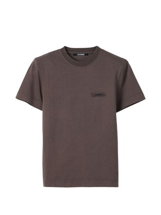 Jacquemus Cropped Crewneck Cotton T-Shirt