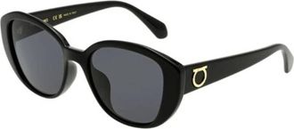Ferragamo Grey Cat Eye Ladies Sunglasses SF3002SLBK 001 56