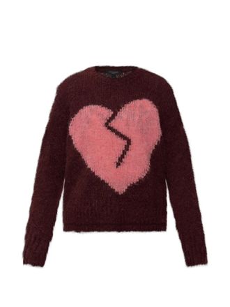 AllSaints Maglione Luvheart - Rosso