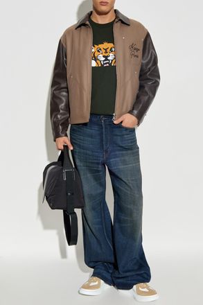 Kenzo T-shirt With Logo, Mens, Green