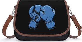 Generic Blue Boxing Gloves Fashion Womens Crossbody Bags Novelty Handbag Shoulder Bag Purse