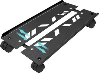 OEM Soporte Ordenador, Cpu, Cpu, Acero Cpu, Pc Sobremesa, Extensible 20 26 Cm, Acero Cpu, Ajustable M&oacute;vil Mayor&iacute;a Pc Sobremesa, 50 X 26 Cm, Negro