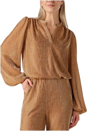 Amaya Amsterdam Dames Blouses Mary - Dames - Blouses - Bruin - XS - Overhemden