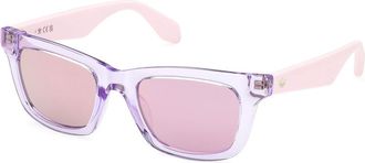 adidas OR0116 72Z Mens Sunglasses Pink Size 51