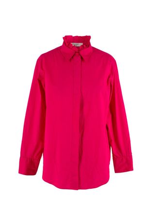 Atlantique Ascoli Untitled 1 Pink Long Sleeve Blouse Size XXS