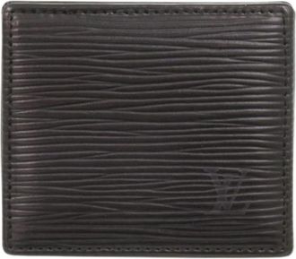 Louis Vuitton Pre-owned Coin Case - unisex - Vintage Accessoires - Zwart - ONE Size - Leer - Vintage