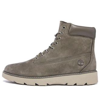 Timberland (WMNS) Timberland 6 Inch Keeley Field Wide-Fit Boots Olive Nubuck A1YEW