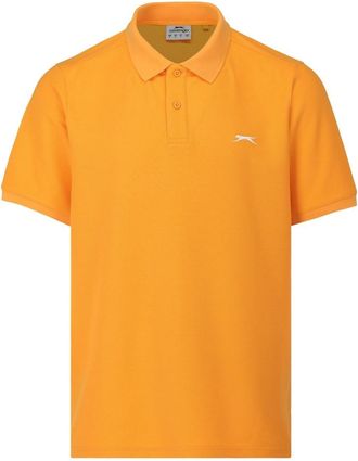 Slazenger Mens Plain Polo Shirt Marigold XL