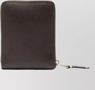 Comme Des Gar&ccedil;ons leather line compact bifold wallet 110x85