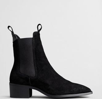 GANT Women St Broomly Suede Chelsea Boots (37) BLACK
