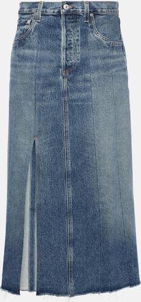 Citizens Of Humanity Raian denim midi skirt
