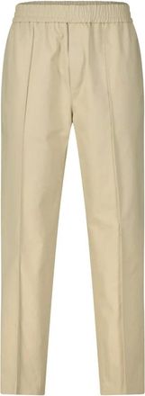A.P.C. A.p.c., Broeken, Heren, Beige, M, Katoen, Katoenen Straight Leg Broek