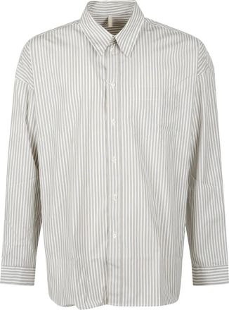 Sunflower Camicia a righe in cotone - Bianco