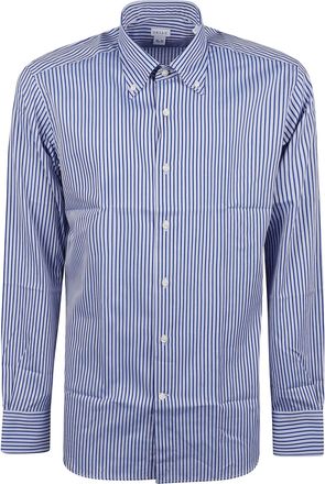 Orian Striped Slim-Fit Long Sleeve Formal Shirt