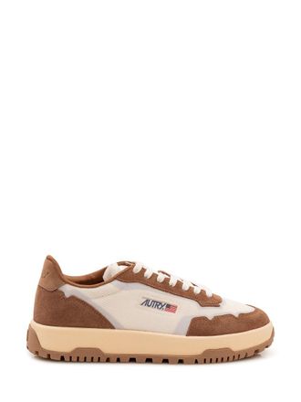 Autry Brown Color Block Sneakers