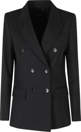 Seventy Dubbelrijige Jas - Dames - Blazers - Zwart - XS - Jassen