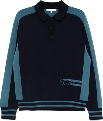 Maison Kitsuné Polo Flash Fox - Blu
