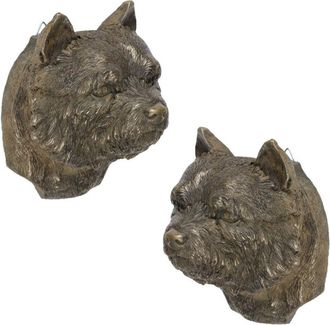 OEM Norwich Terrier - Estatuilla De Perro, Busto Colgante, Decoraci&oacute;n &Uacute;nica Para Un Amante De Los Perros De Art-dog
