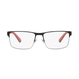 Polo Ralph Lauren Rectangle Full Rim Metal Eyeglasses - Black